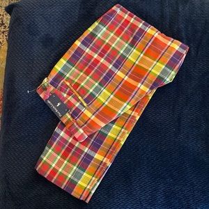 Ralph Lauren mens plaid trousers.